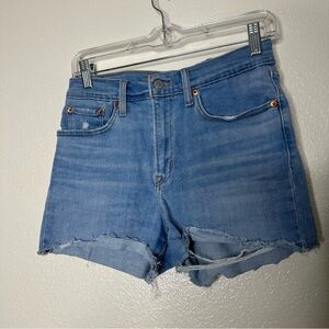 Levis High Rise Jean Shorts 27